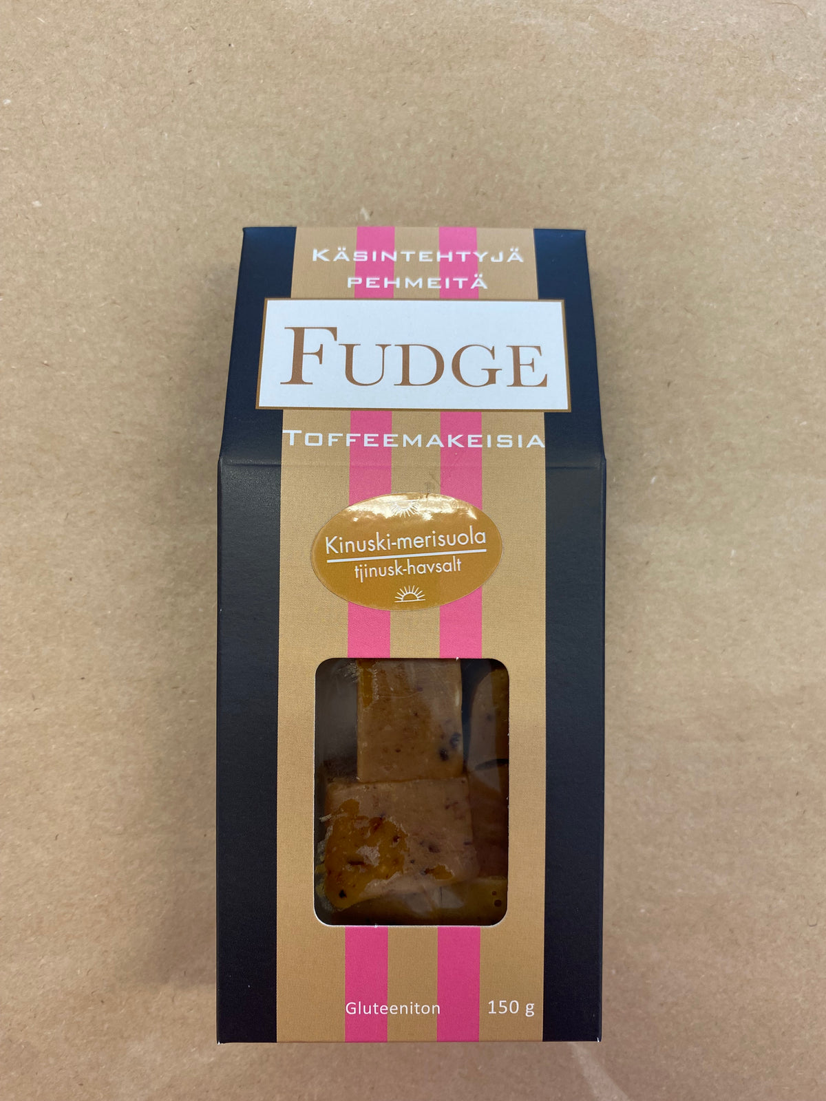 Fudge - pehmeä maitotoffee, kolme makuvaihtoehtoa