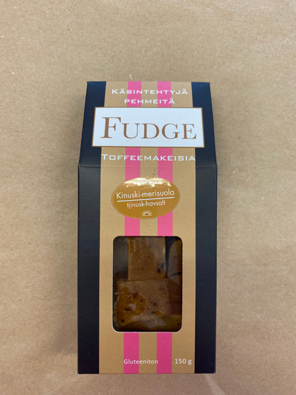 Fudge - pehmeä maitotoffee, kolme makuvaihtoehtoa