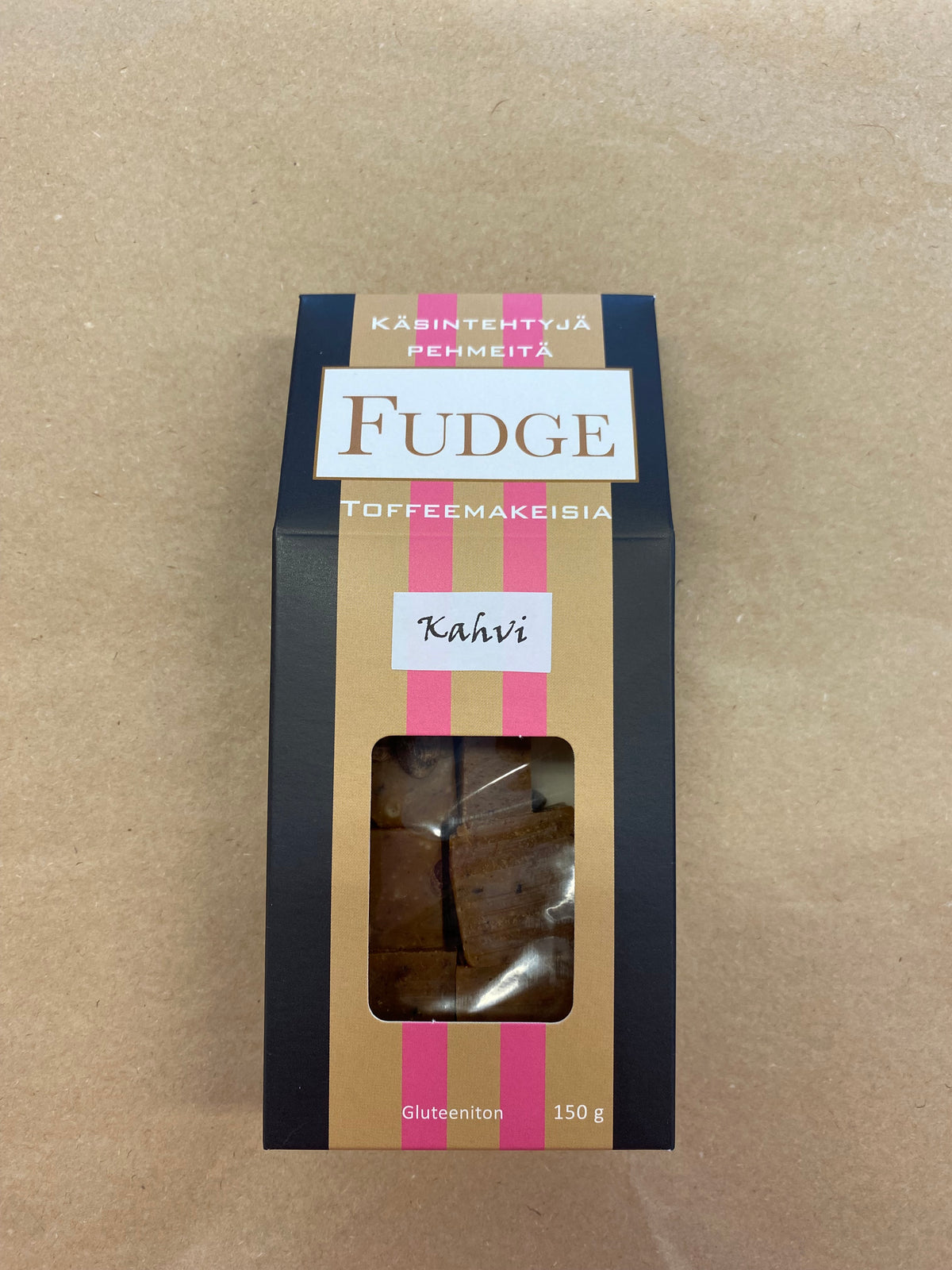 Fudge - pehmeä maitotoffee, kolme makuvaihtoehtoa