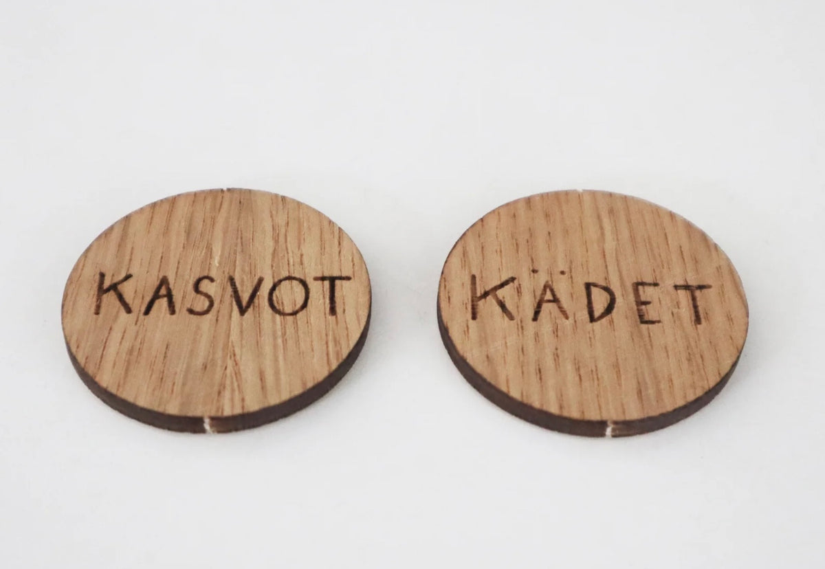 Pyyhekyltit tarrakiinnitys KASVOT