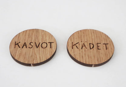 Pyyhekyltit tarrakiinnitys KASVOT